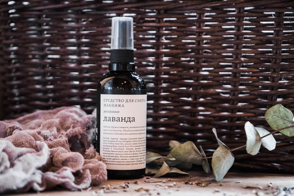 СРЕДСТВО ДЛЯ СНЯТИЯ МАКИЯЖА "ЛАВАНДА" 100мл (Краснополянская косметика)