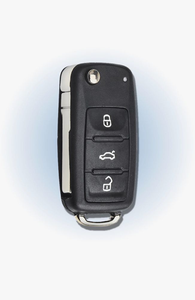 Корпус для ключа 13231 зажигания Фольксваген, Volkswagen Polo, Volkswagen Golf, лезвие HU66