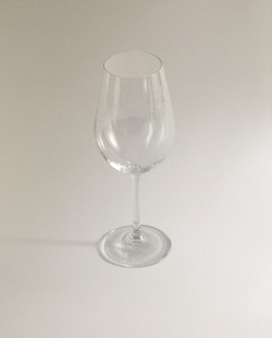 ZARA HOME ГРАВИРОВАННЫЙ РОЖДЕСТВЕНСКИЙ БОКАЛ ДЛЯ ВИНА, ПРОЗРАЧНЫЙ