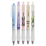 Ручка шариковая, масляная, автоматическая, Piano, синие чернила, градиентный корпус с рисунком, набор 50 шт