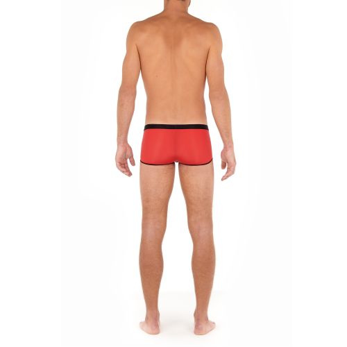 Мужские трусы хипсы красные HOM PLUME UP Trunk HO1 up 402373_404063