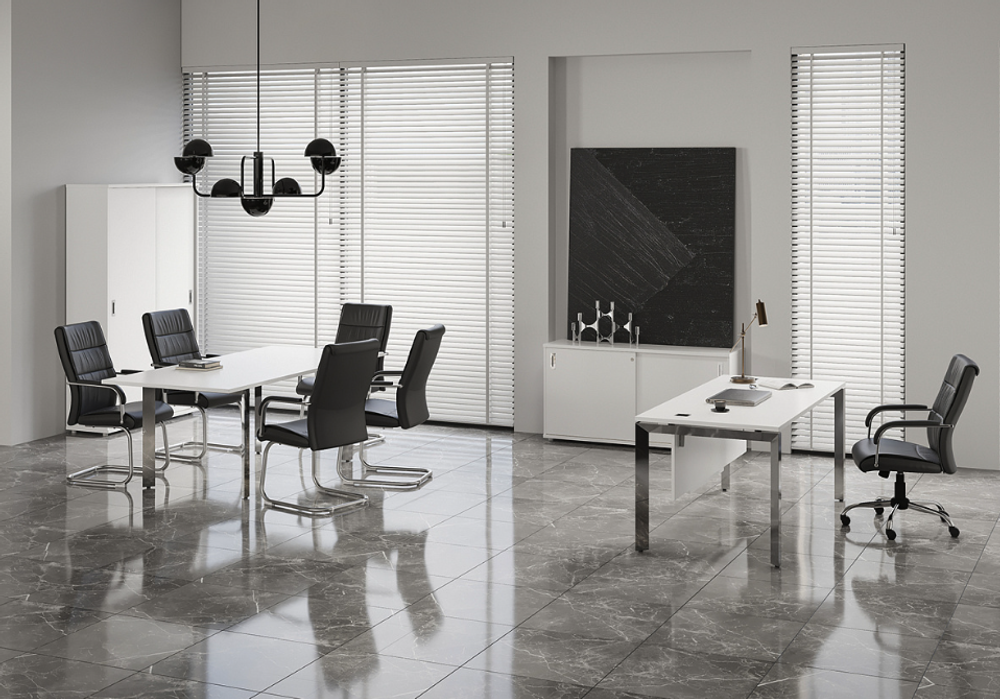 Стол переговорный на металлическом каркасе Onix Direct Lux ( Оникс Директ Люкс )