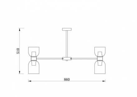 Люстра на штанге Freya Savia FR5203PL-16CH1