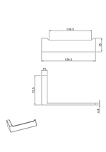 Держатель для туалетной бумаги AltroBagno Aperto 080904 MB