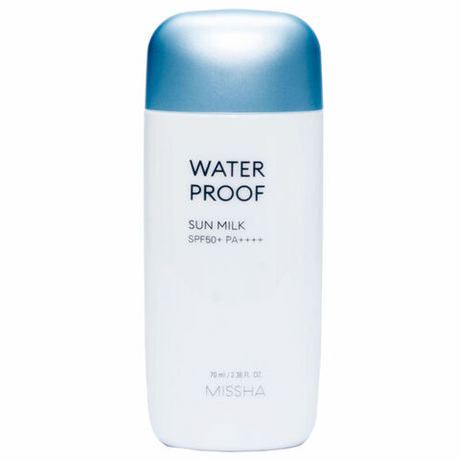 Водостойкое солнцезащитное молочко для лица Missha All Around Safe Block Water Proof Sun Milk SPF50+ PA++++, 70мл
