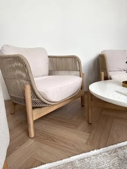 Кресло плетеное Talara из массива акации