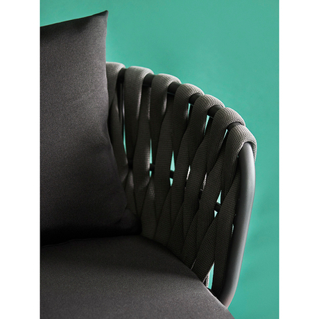 Стул Braid, серый/черный