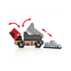 Brio Kolejka - Набор деревянной железной дороги Cargo Deluxe 33097