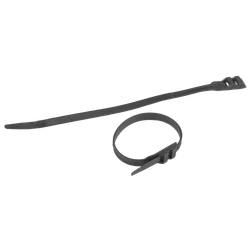 Кабельная стяжка ЭРА NO-224-594 (хомут) нейлоновая для СИП с горизонтальным замком 9.0 х 360 мм чёрная (100 шт/уп) | Кабельные стяжки (хомуты)