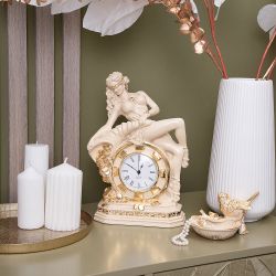 Часы настольные Колесо Фортуны Айвори