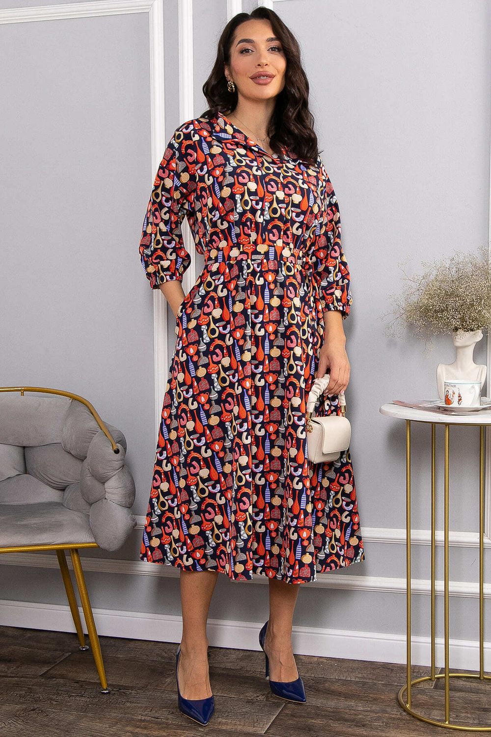 Платье Дамира (разноцветное) П14611-16М LT Collection