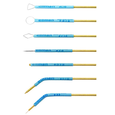 Набор электродов монополярных для коагулятора Ellman Surgitron S10B, диаметр штекера 1,6 мм