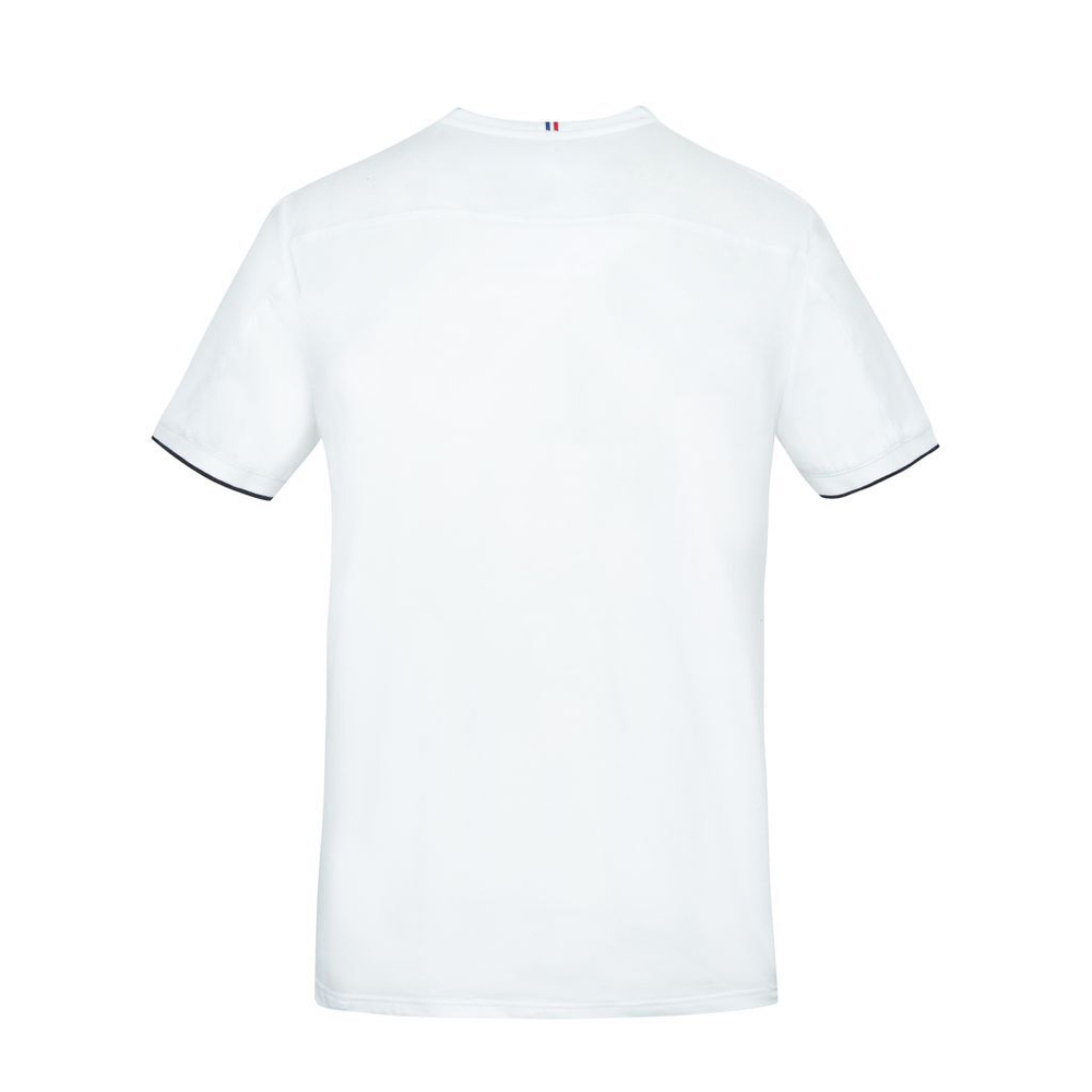 Мужская теннисная футболка Le Coq Sportif TENNIS Tee SS No.1 M - new optical white