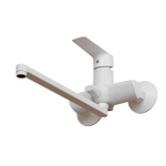 Смеситель для ванны и раковины 35k MIXLINE ML15-02W БЕЛЫЙ