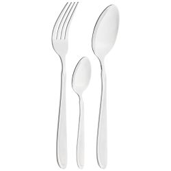 НАБОР СТОЛОВЫХ ПРИБОРОВ AGNESS НА 6 ПЕРСОН 18 ПР.В ДЕРЕВЯННОМ КЕЙСЕ