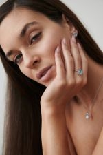 Кольцо Crystal Classic с голубым топазом