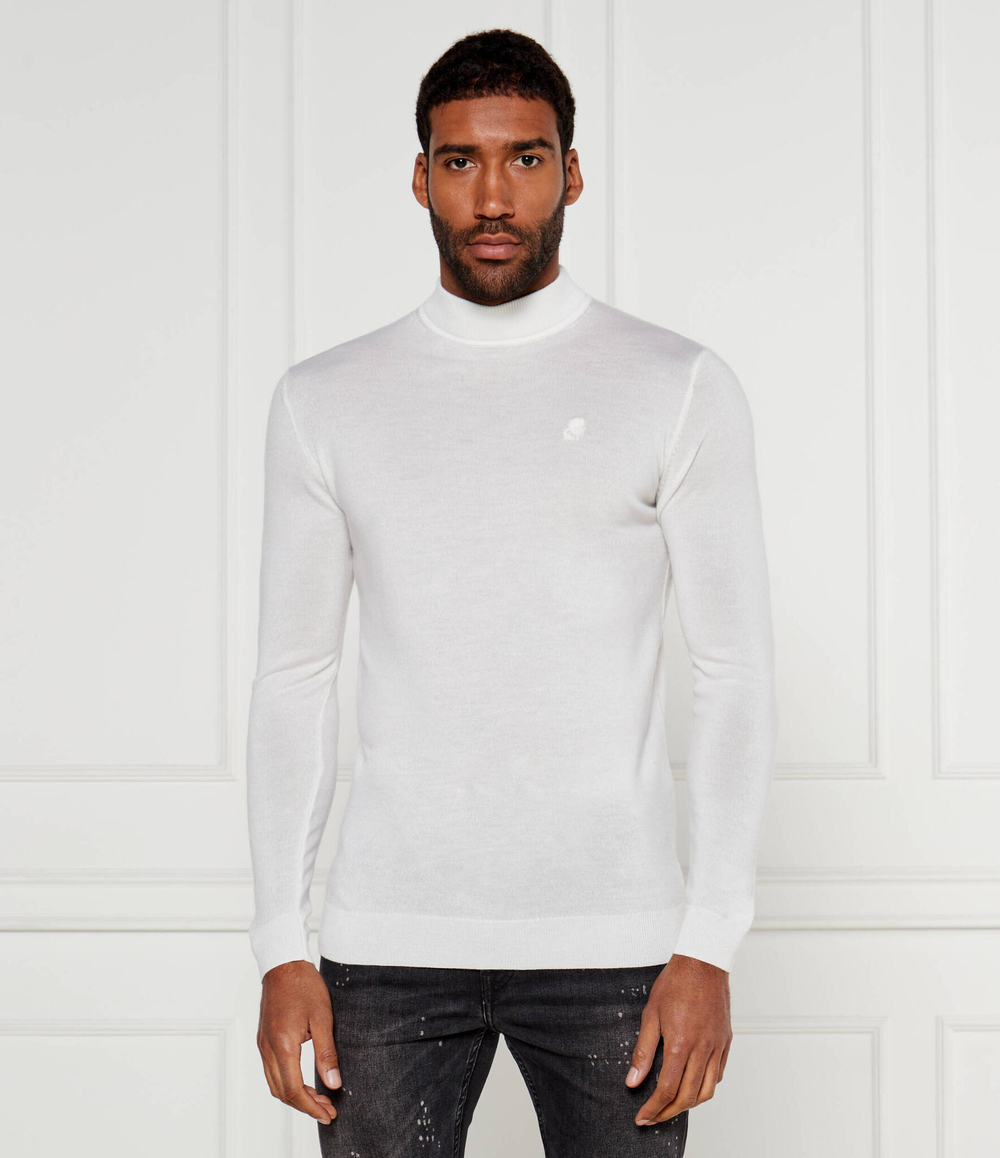 Шерстяной гольф Karl Lagerfeld - белый(655002 544399)