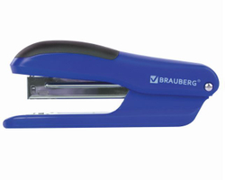 Степлер №24/6, 26/6 BRAUBERG "SX-39", до 25 листов, синий, 228591