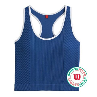 Женский теннисный топ Wilson Everyday Brami Top - королевский синий
