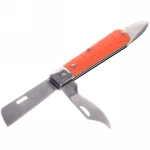 Нож садовый «Помощник» 18,5см складной, с шпателем ДоброСад