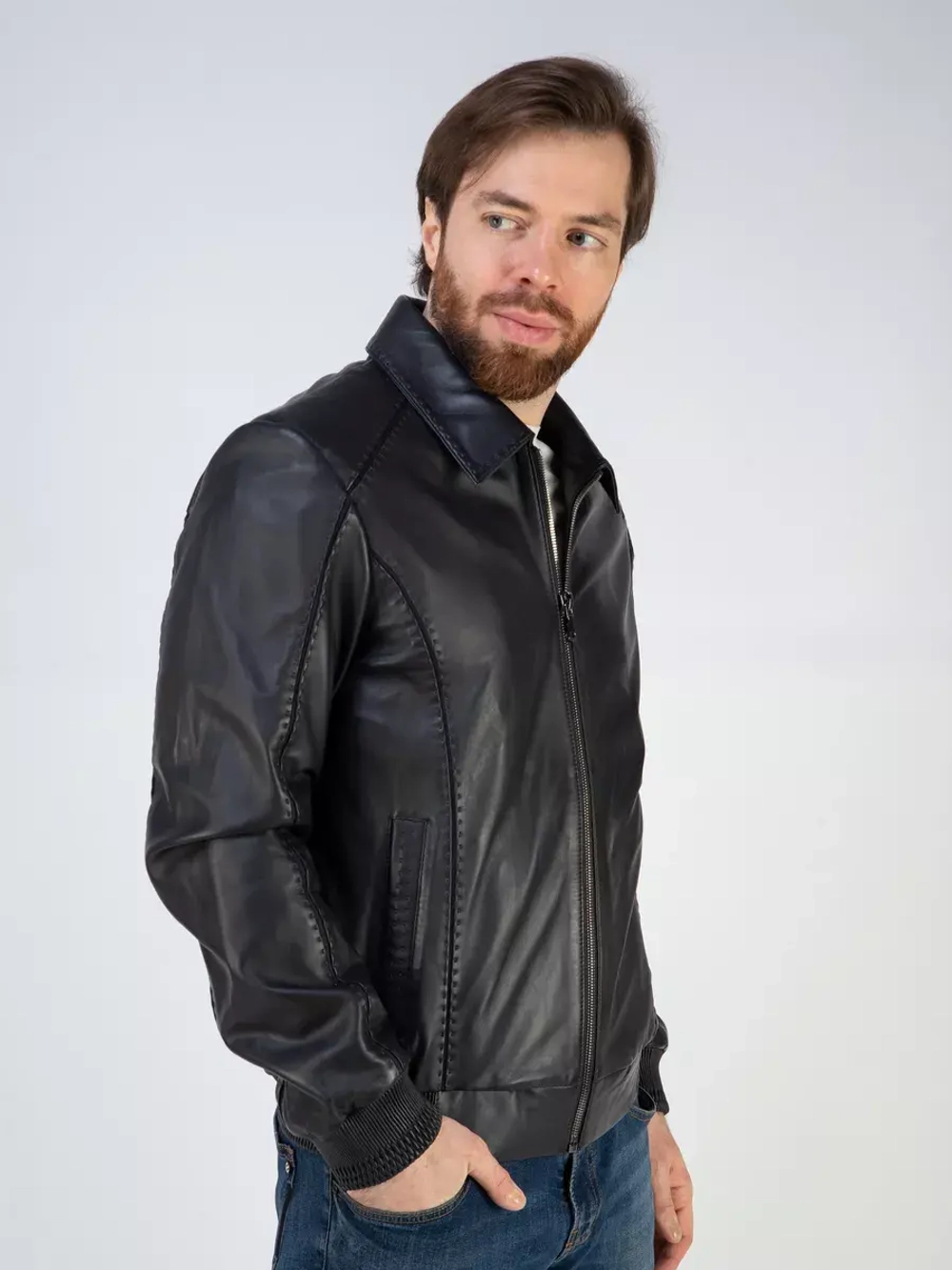 Кожаная куртка демисезонная Турция