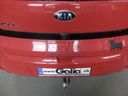 Фаркоп оцинкованный Galia K041A для Kia Soul 2014-(паспорт и сертификат в комплекте)(без электрики)