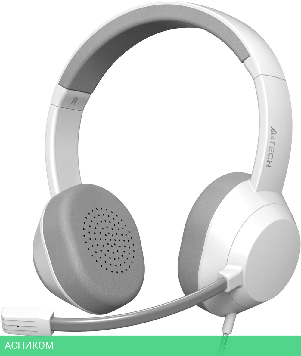 Наушники A4Tech Fstyler FH150U белый/серый (FH150U WHITE)