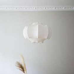 Люстра из перетянутого шелка 🤍