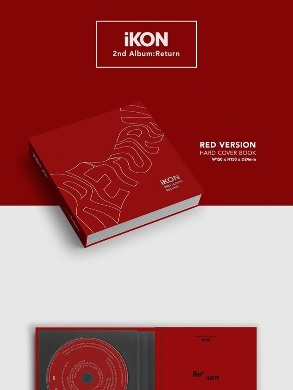 Альбом iKON - Return 2nd Album 2 Version SET