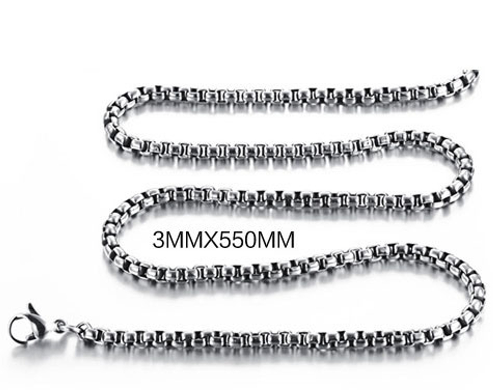Кулон стальной "Сова" с цепочкой Steelman 88090