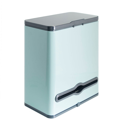 Ведро для мусора, внутр ведро, держатель б/полотенец, Foodatlas JAH-542, 4л (синий)