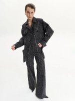 Джинсы буткаты JETS, черный