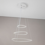 Citilux Неон Смарт CL731A330E RGB Умная подвесная люстра Белая