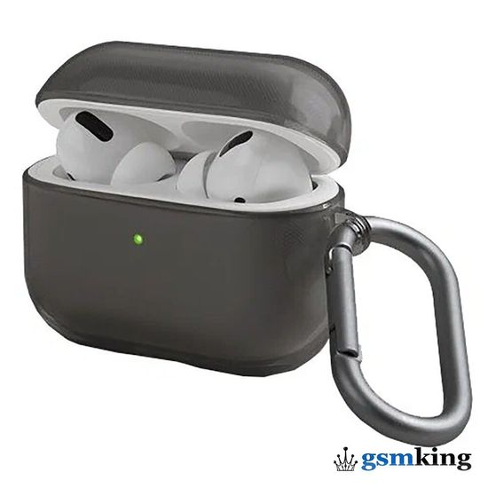 Uniq GLASE Case for AirPods PRO 1 & 2 Smoke Gray
