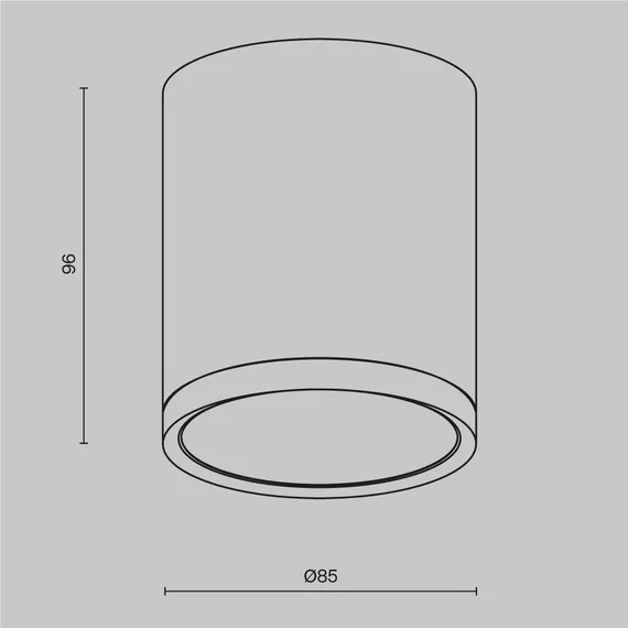 Потолочный светильник Technical C086CM-GX53-MRD-BW