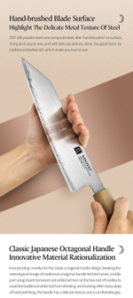 Кухонный нож Xinzuo X05Z Bunka нож 8,3 дюймов клинок ZDP189 рукоять железное дерево и кость, длина лезвия 21 см