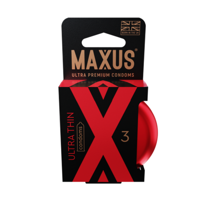 Презервативы MAXUS Ultra Thin №3 с железным кейсом, ультратонкие X-Edition, 3 шт