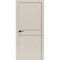 Купить Межкомнатная дверь экошпон Tamburat Light Geometry 4309 лофт бежевый кромка ABS чёрная глухая