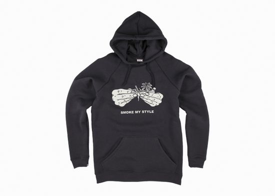 Худи HOOK «СМОК» черный