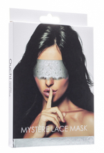 Белая ажурная маска на глаза Lace Mask