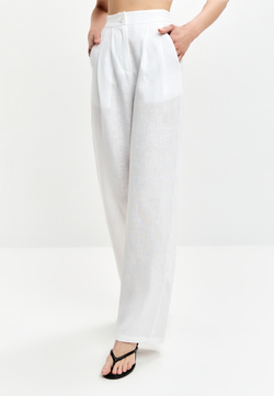 Trends Brands Base Брюки Жен 09_03_tr093_white_linen Белый