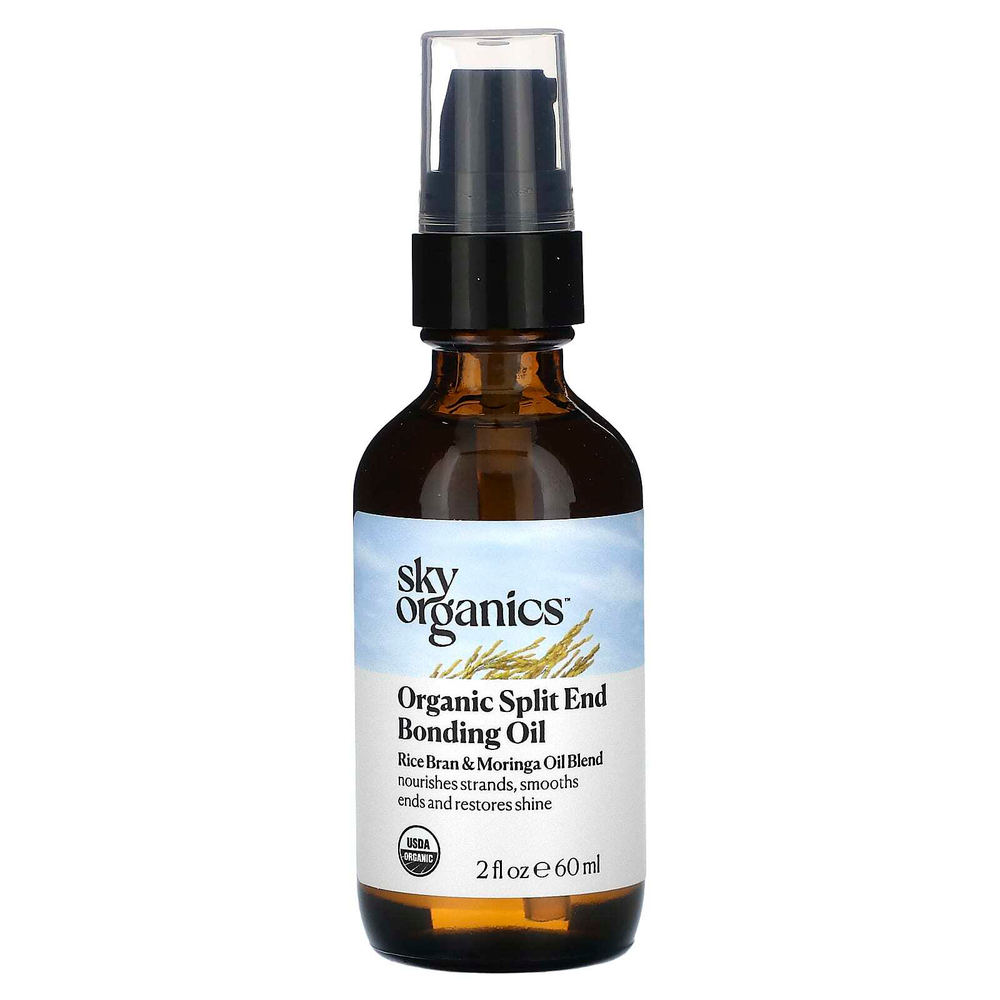 Sky Organics, Органическое масло для бондинга с расщепленными кончиками, 60 мл (2 жидк. унц.)