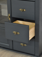 Комод деревянный Сюзанна, серый