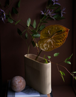 Ваза MUUTO фаянс/beige 200х50х170h коллекция Ridge