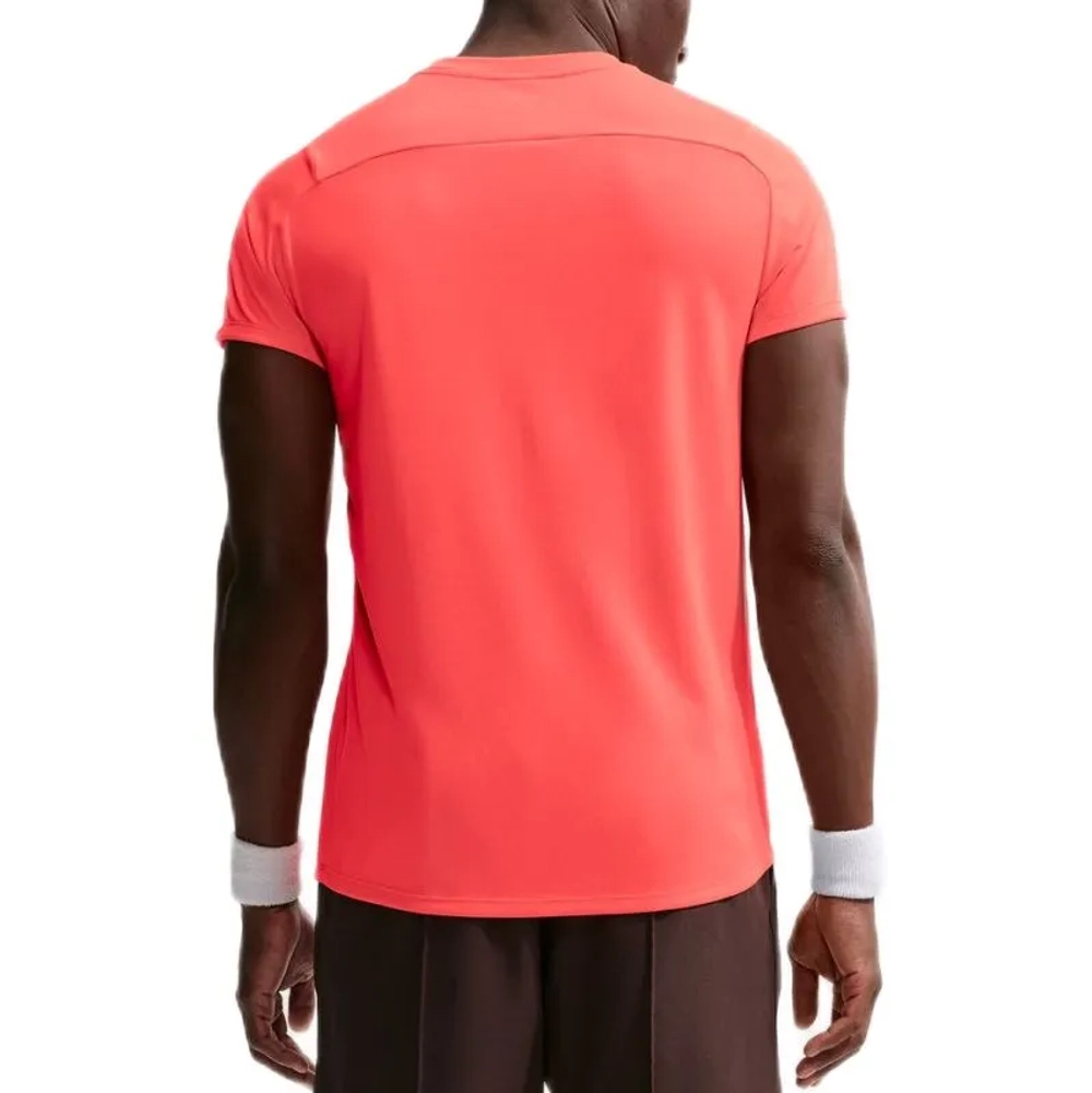 Мужская теннисная футболка Nike Court Victory - bright crimson/black