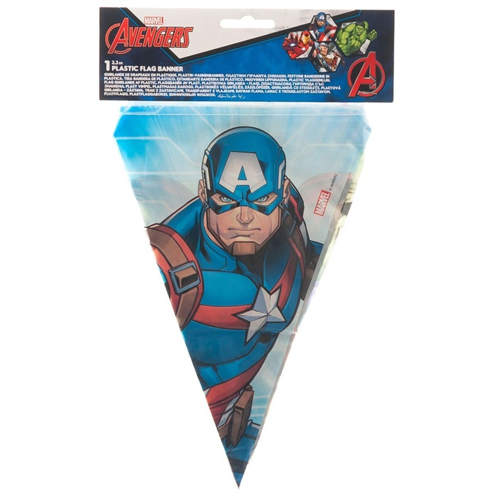 Гирлянда бумажная «Супергерои», 230 см