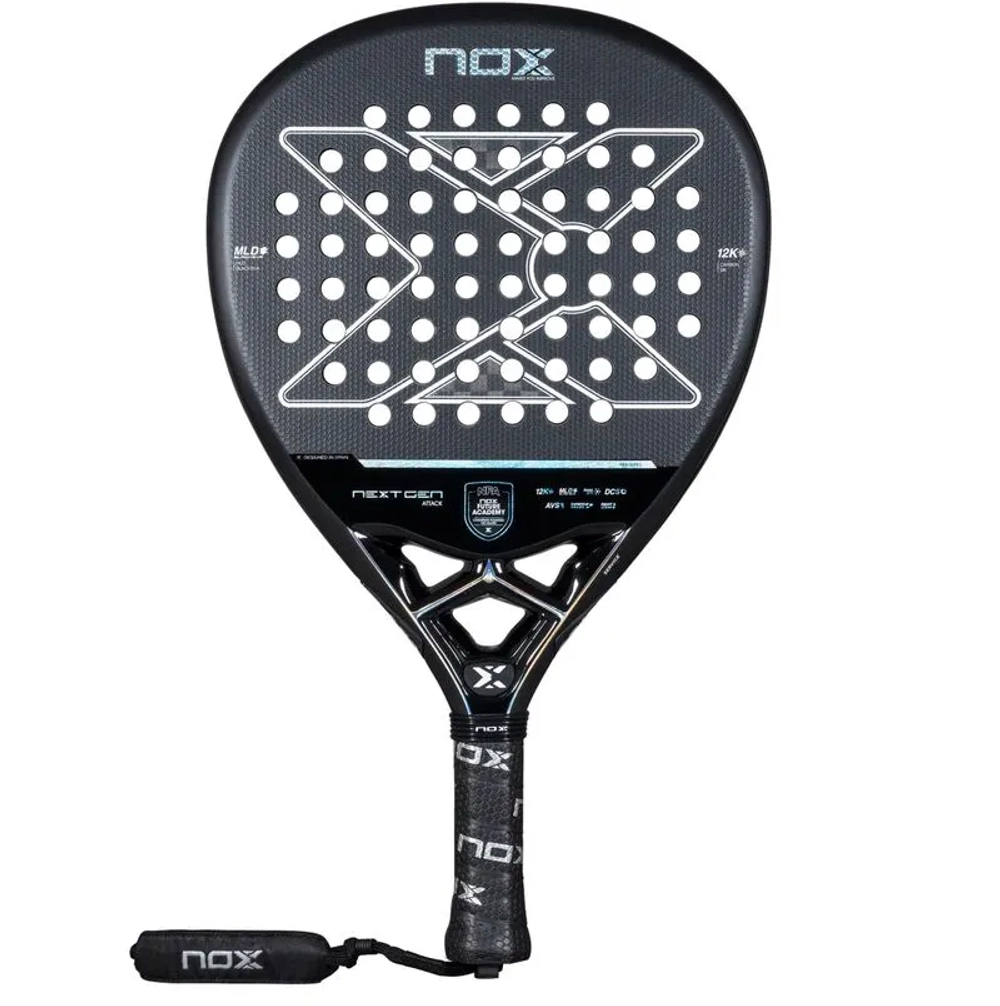 Ракетка для Padel NOX Nextgen Pro Attack 12K NFA Series 2026 - black