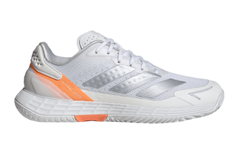 Женские Кроссовки теннисные Adidas Defiant Speed 2 W - cloud white/halo blue/beam orange
