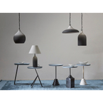 Столик кофейный sustainable collection, D37,7 см, серый/черный