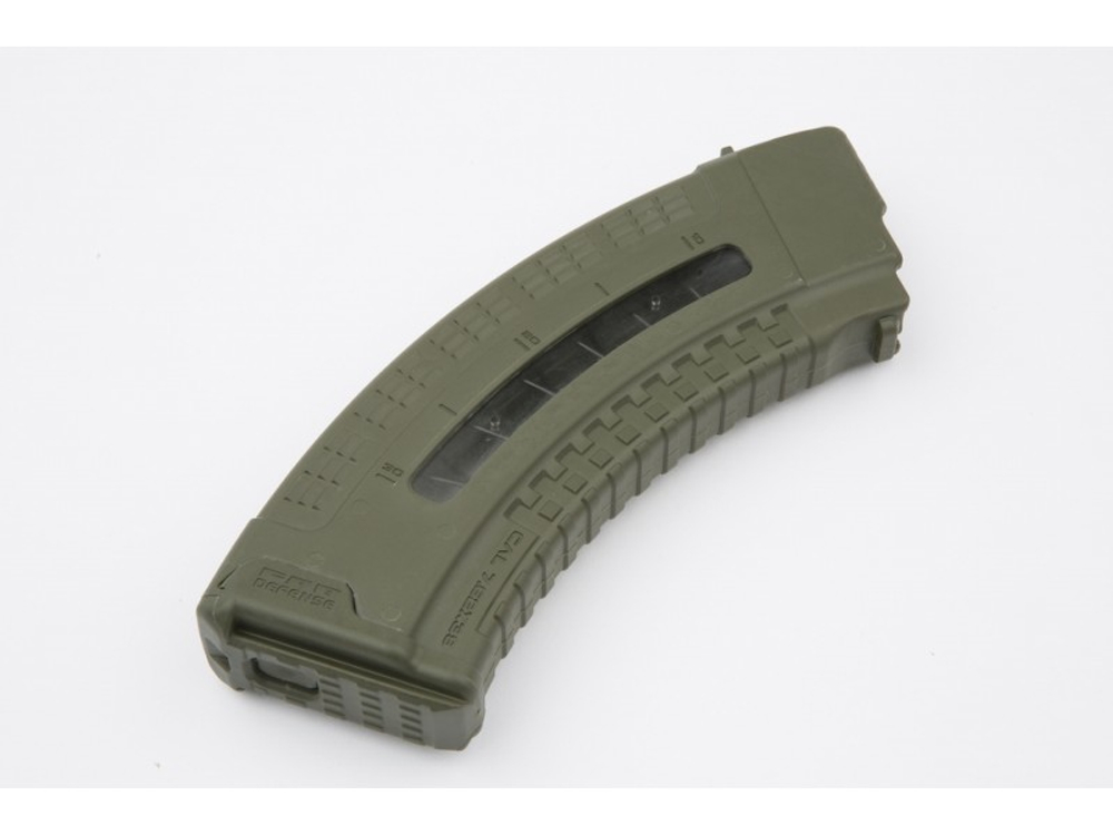 Магазин полимерный 7.62x39 на 30 патронов для AK (green)